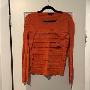 Banana Republic Orange Layered Blouse